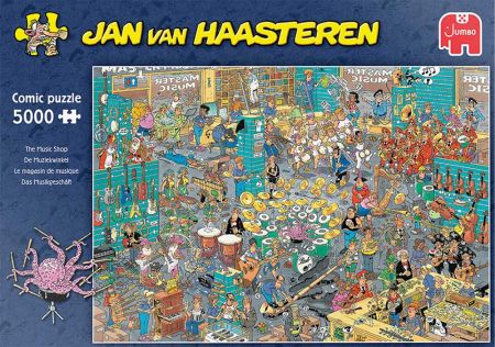partij discretie marionet 3000/5000 stukjes - Jan van Haasteren puzzels
