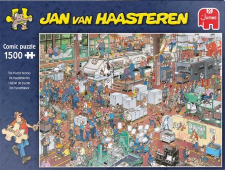 Artistiek herhaling rotatie 1500 stukjes - Jan van Haasteren puzzels