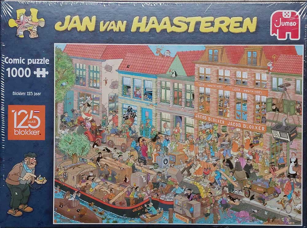 pot Vervolgen Hub Blokker 125 jaar - Jan van Haasteren puzzels