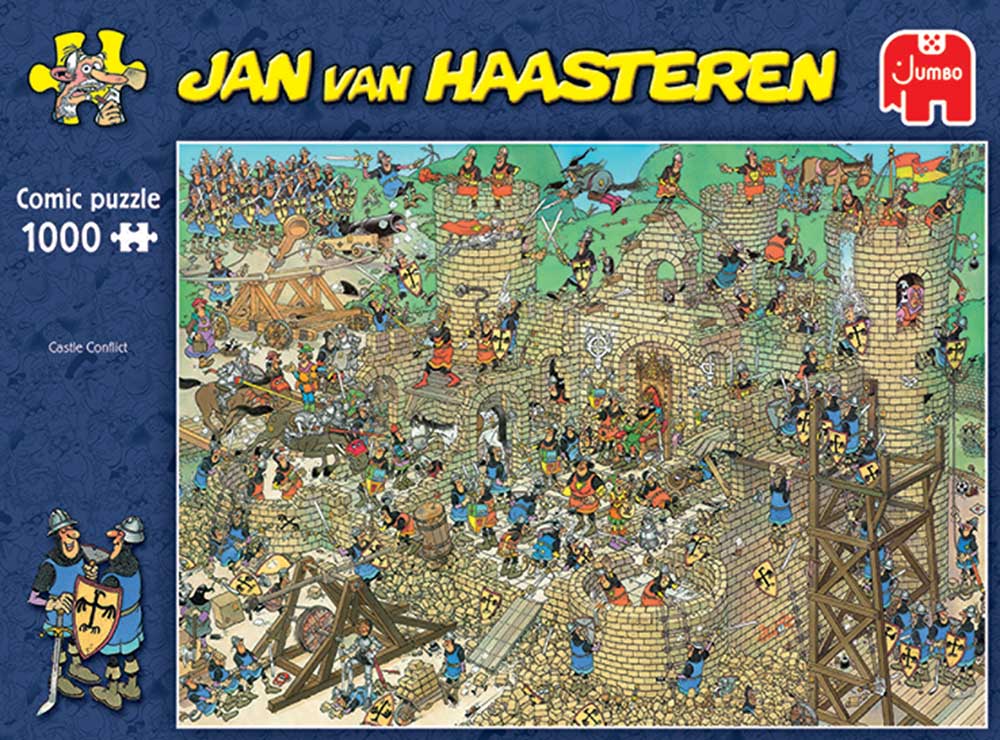 Specialist Nationaal bezoeker Castle Conflict (De Middeleeuwen) - Jan van Haasteren puzzels