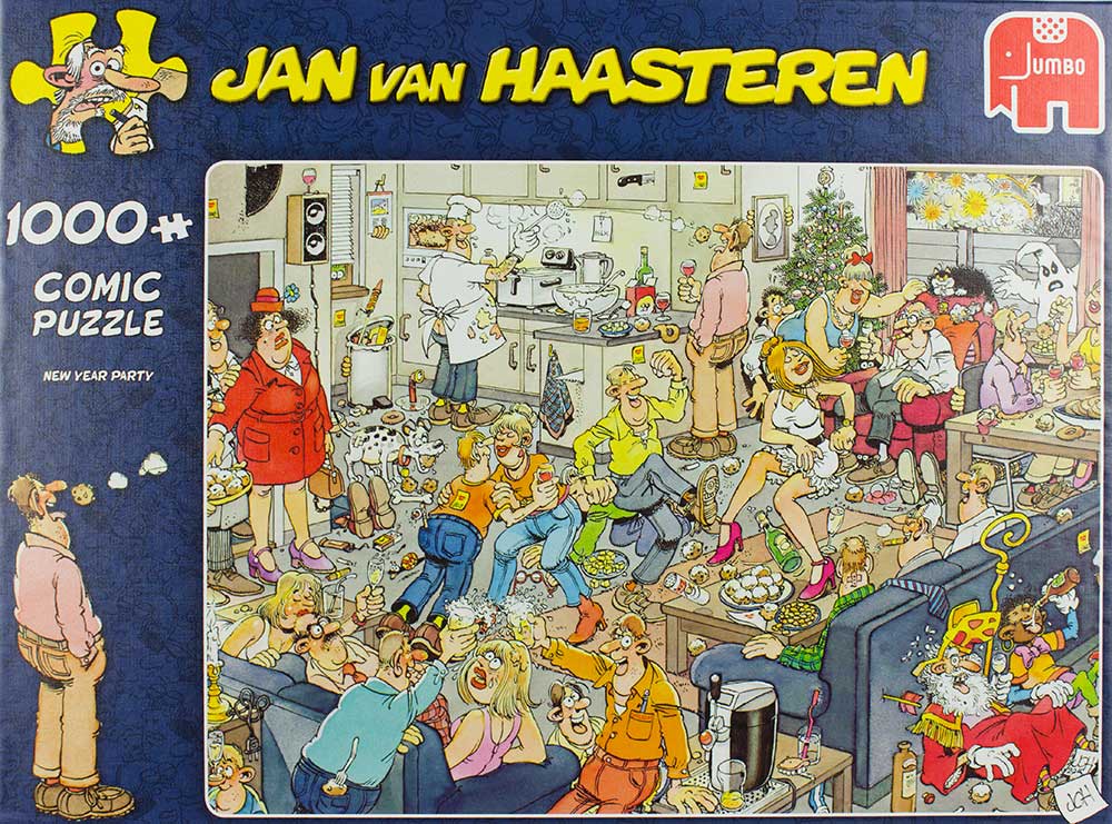 Ijver bevestigen schreeuw New Year Party (Oud en Nieuw Feestje) - Jan van Haasteren puzzels