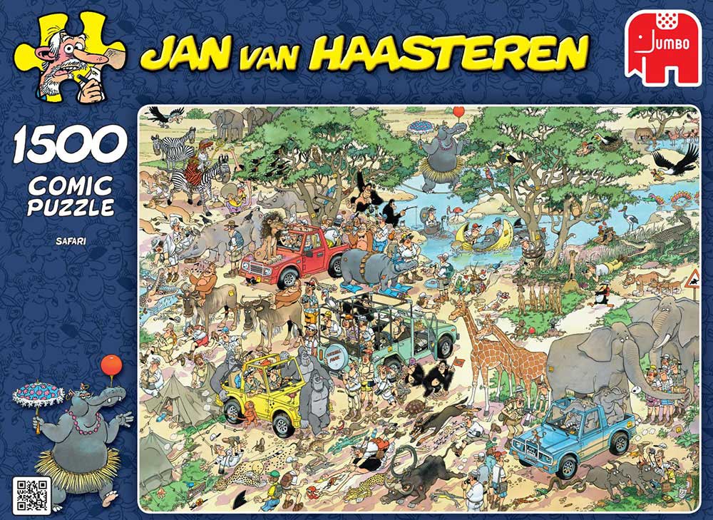 caravan Rusteloos impuls Safari - Jan van Haasteren puzzels
